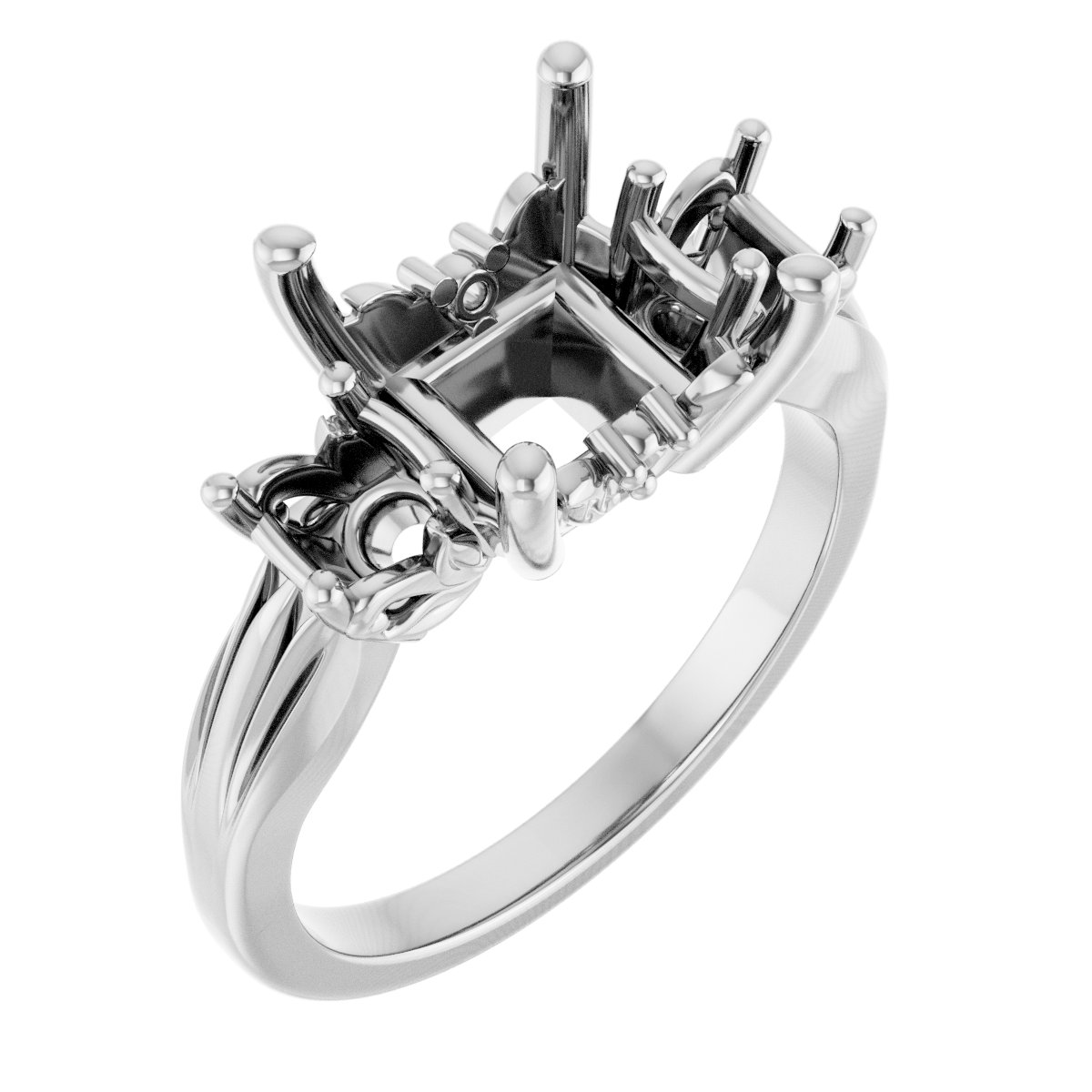 Three-Stone Engagement Ring