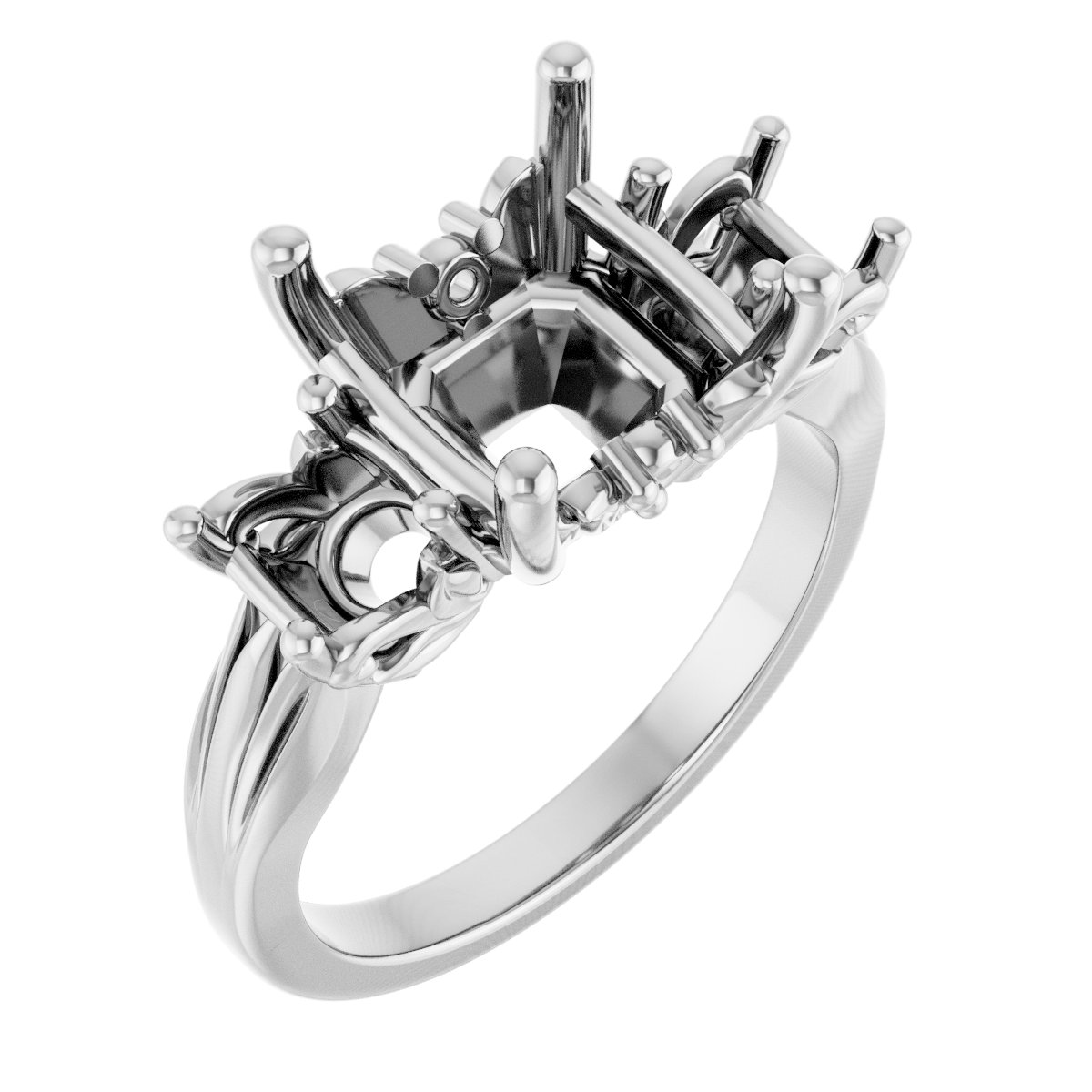Three-Stone Engagement Ring