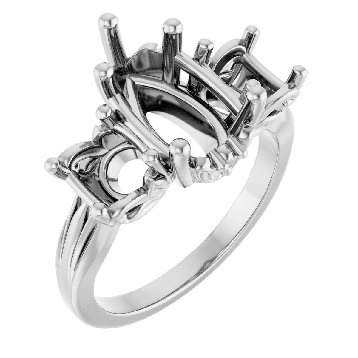 Three-Stone Engagement Ring