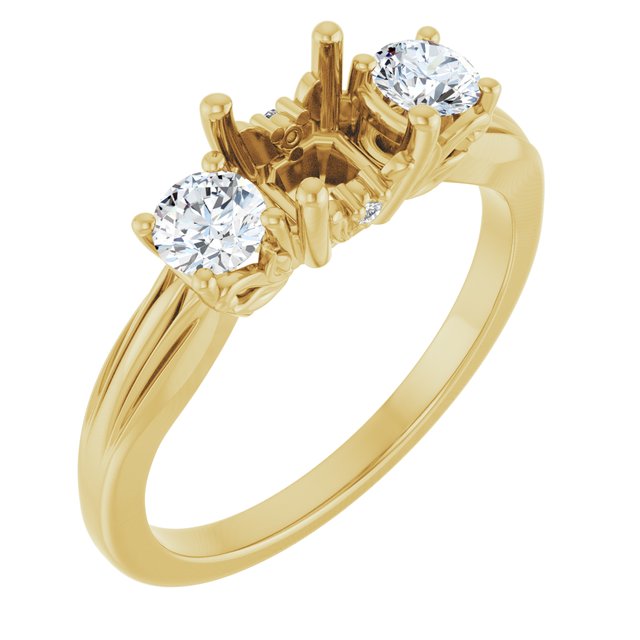 14k Yellow Gold