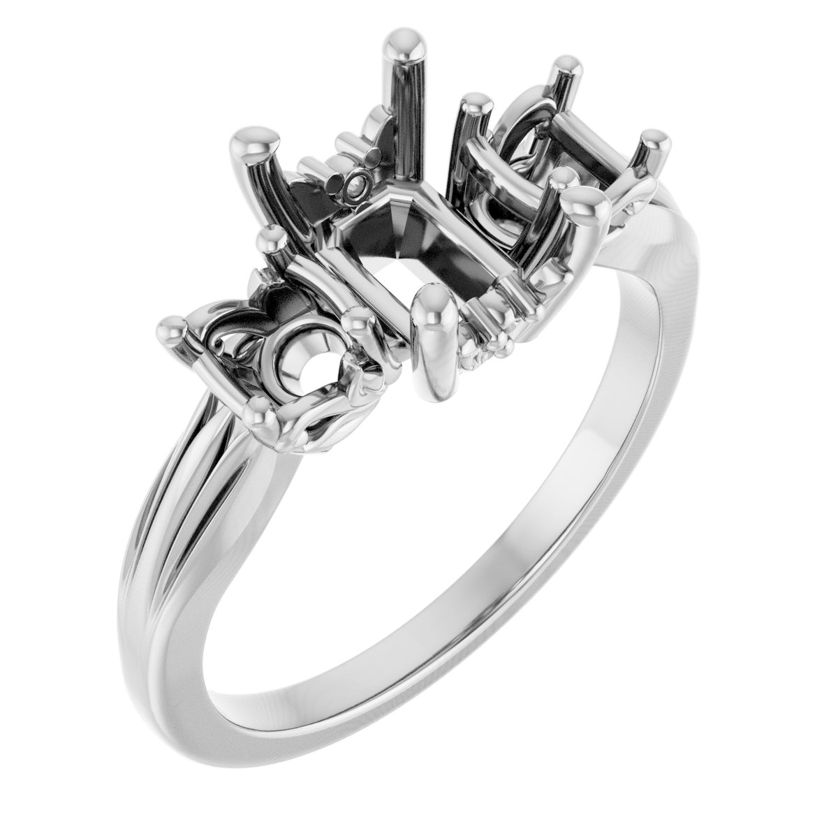 Three-Stone Engagement Ring