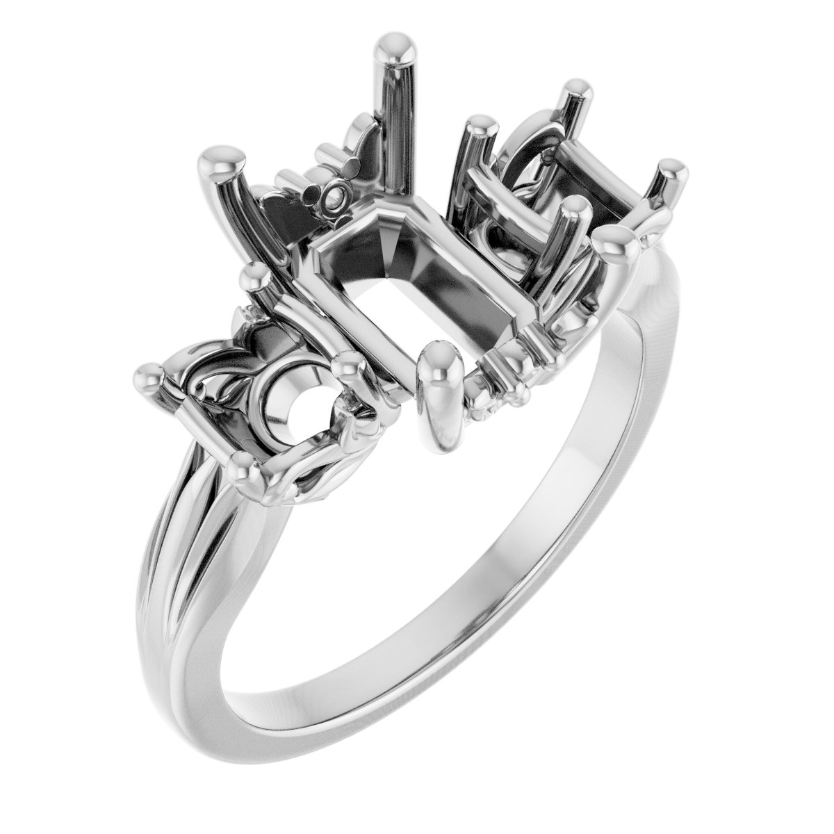 Three-Stone Engagement Ring