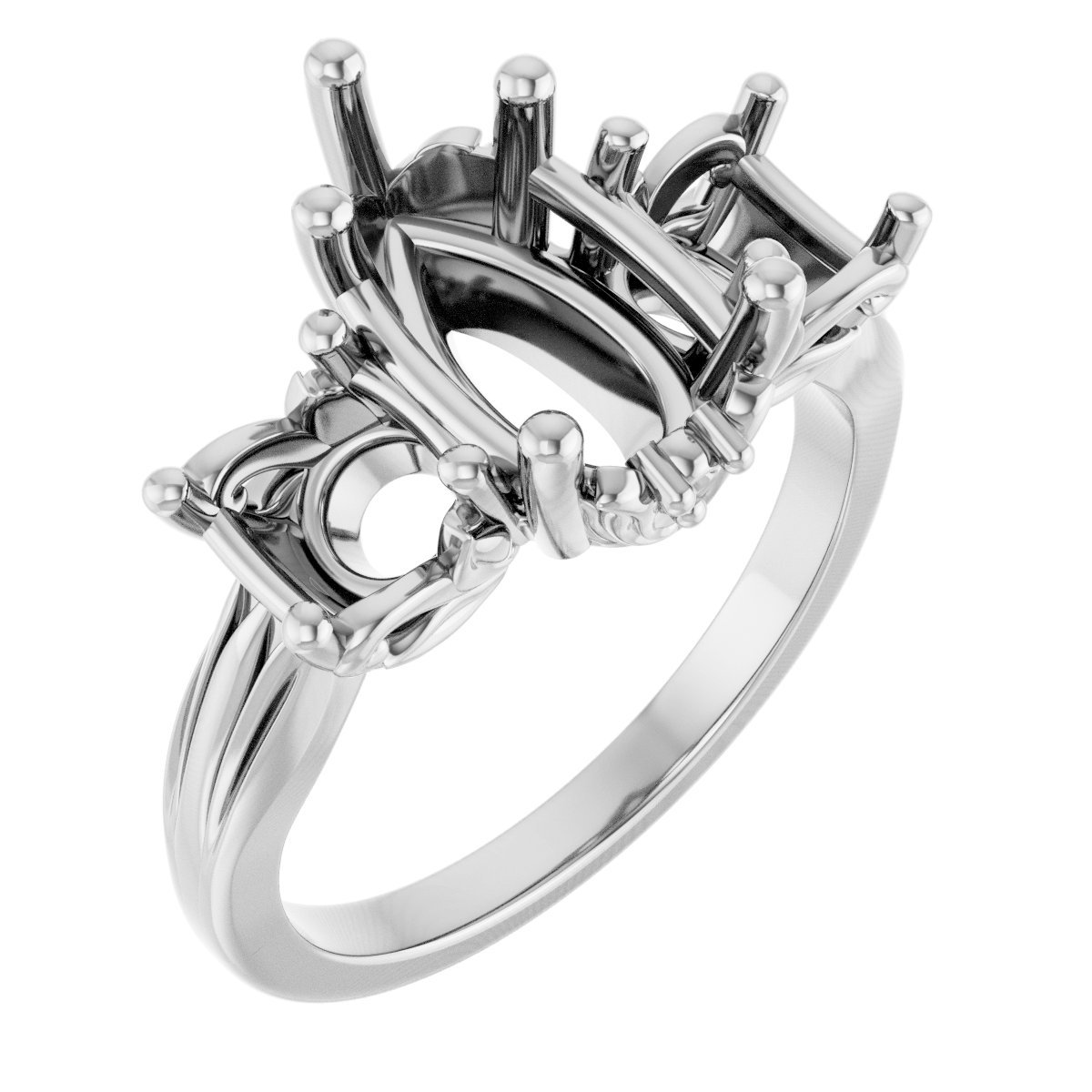 Three-Stone Engagement Ring