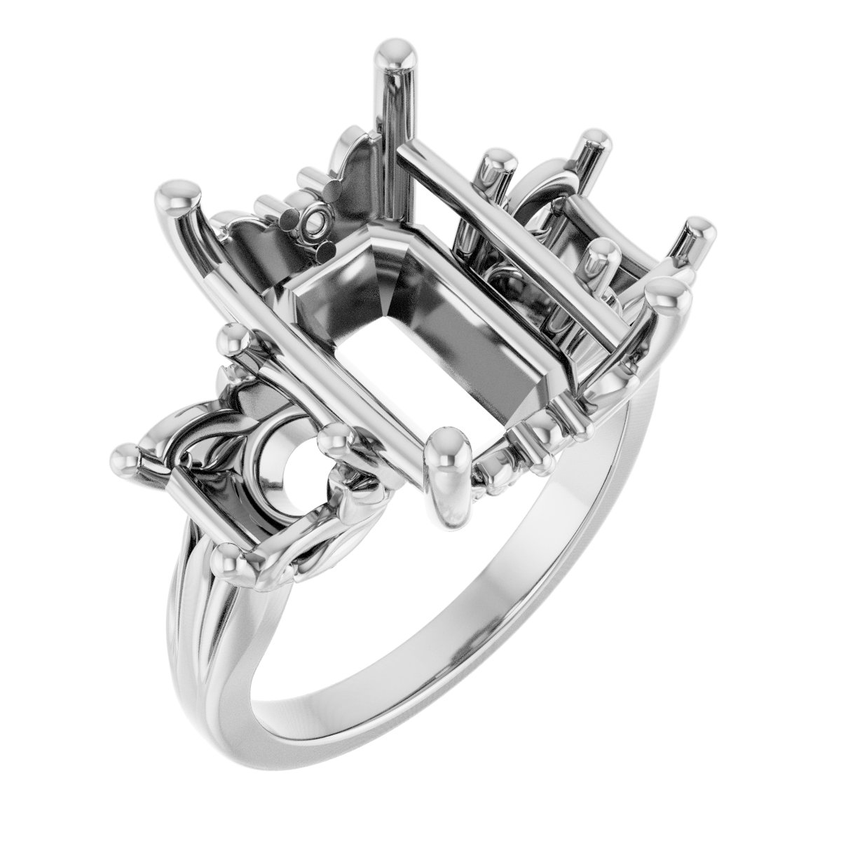 Three-Stone Engagement Ring