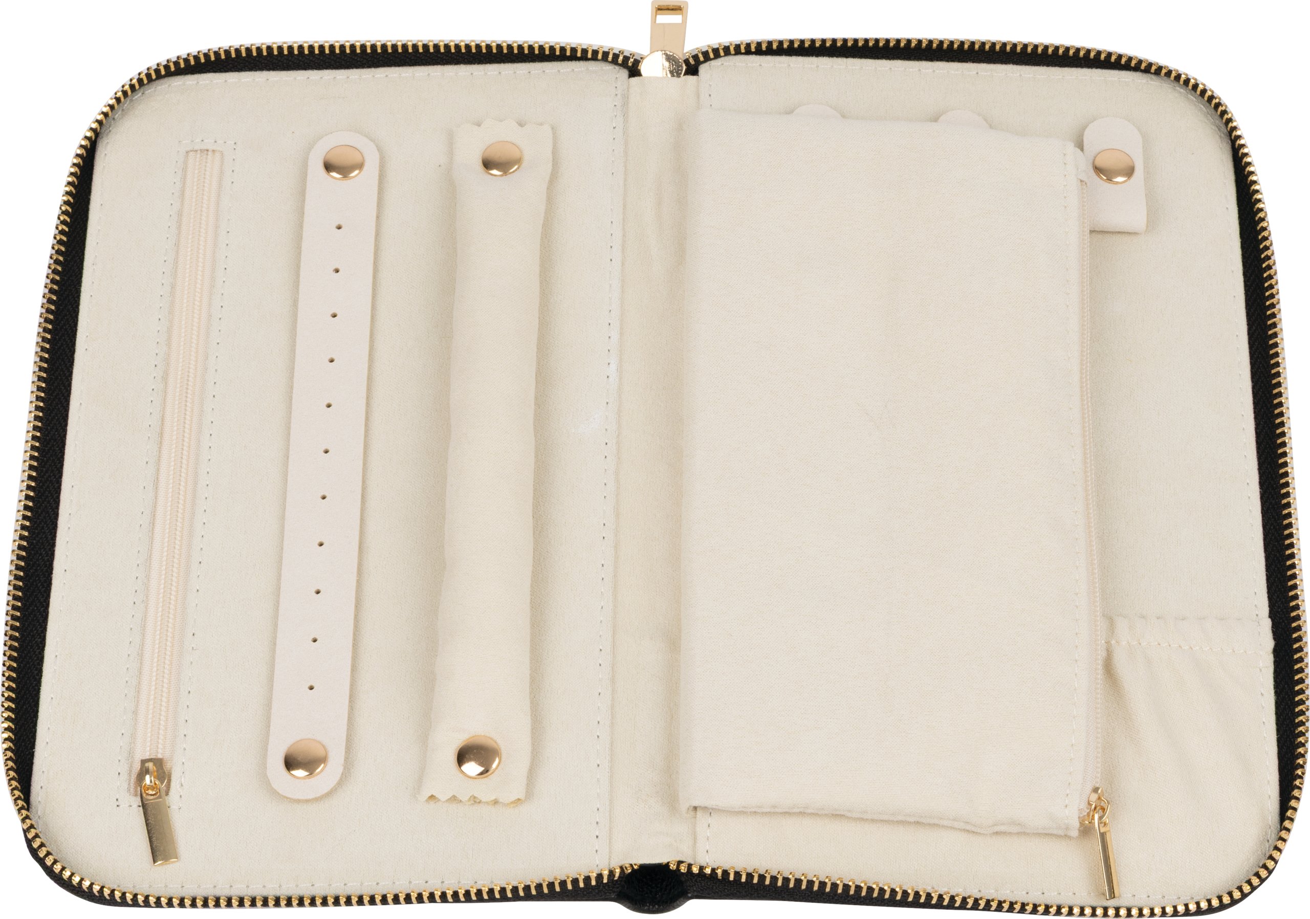 Leatherette Travel Case with Zipper Closure