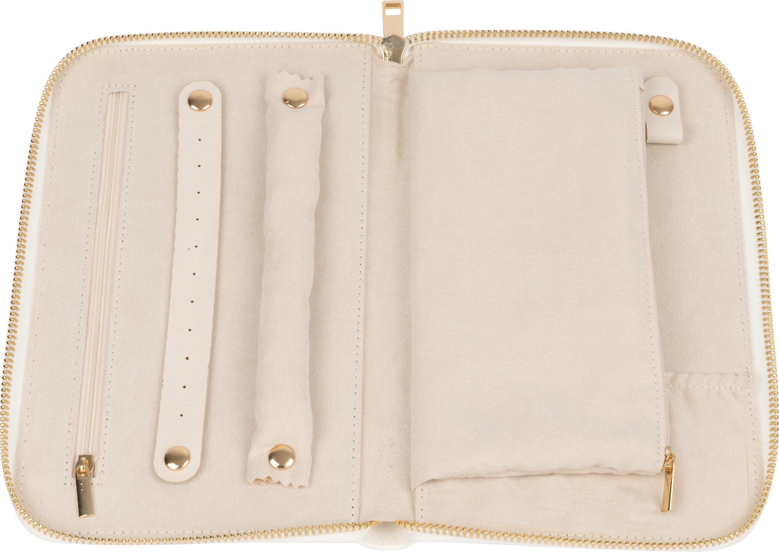 Leatherette Travel Case with Zipper Closure