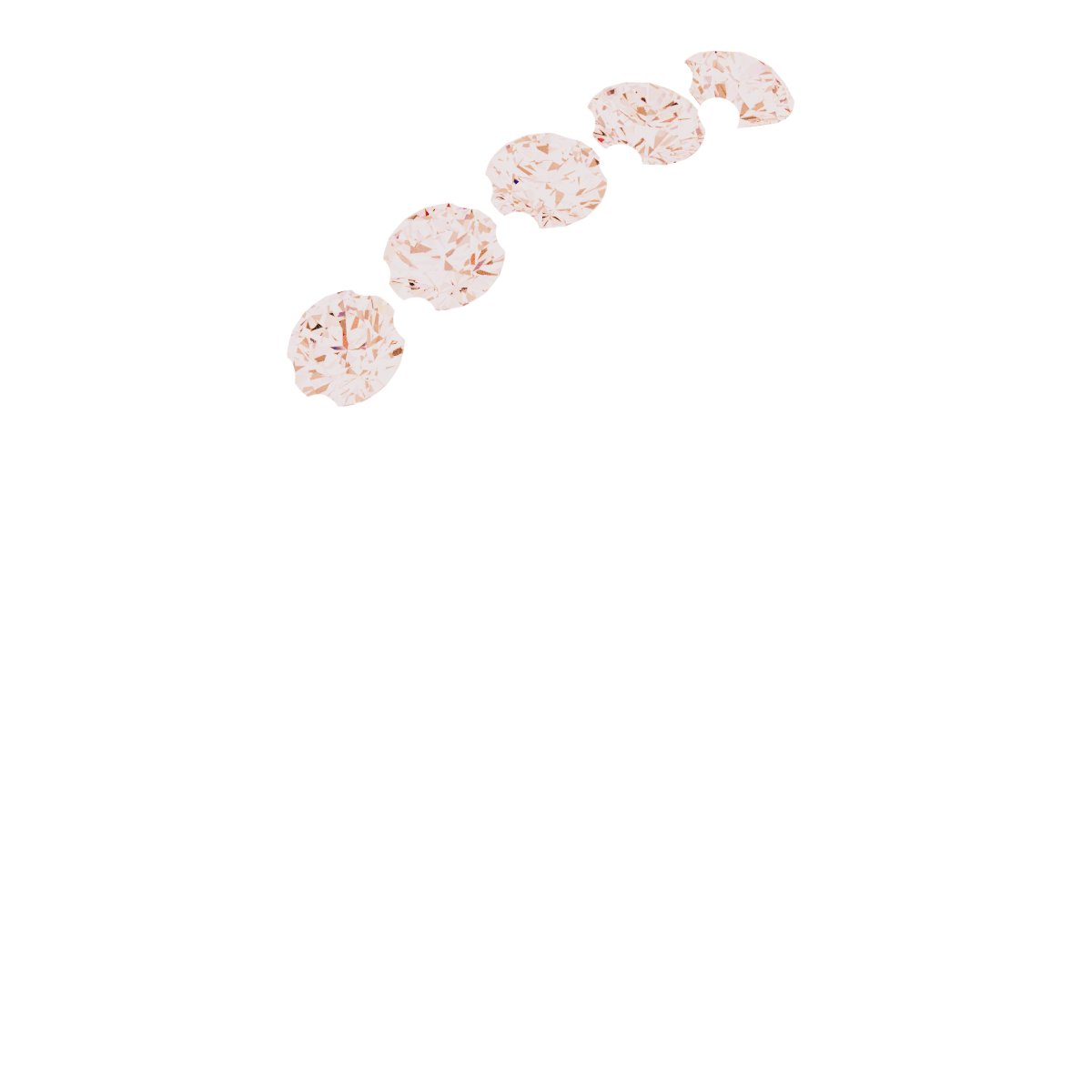 1/6 CTW Natural Diamond Anniversary Band – 14K Rose Gold