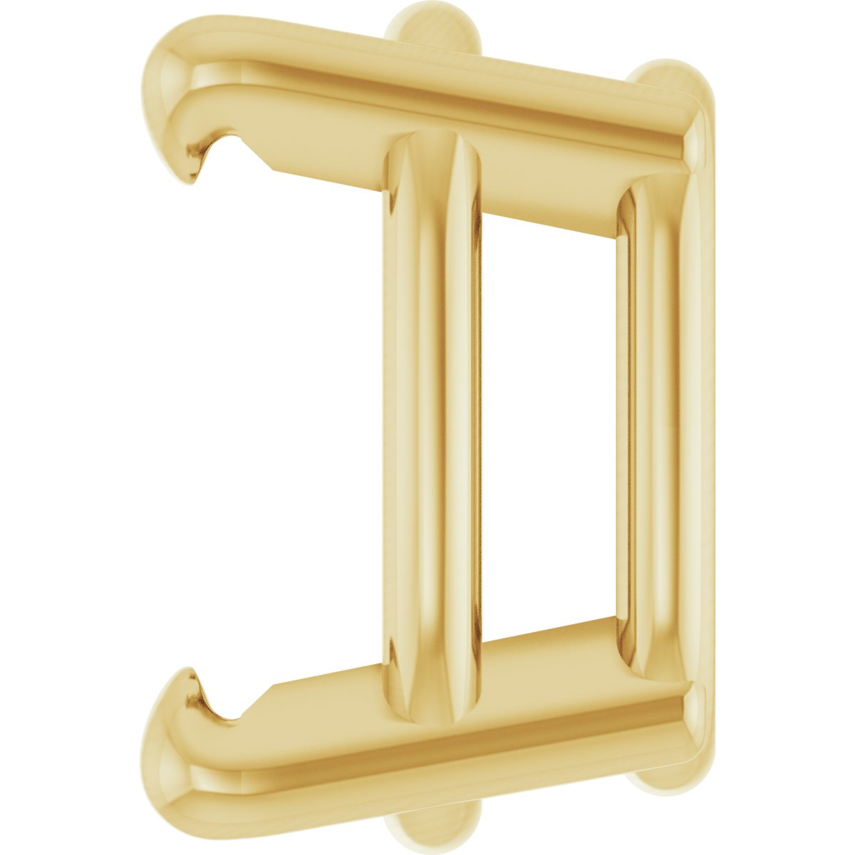Pre-Notched Claw-Prong Earring Setting