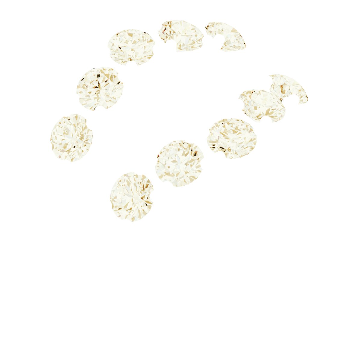 1 1/5 CTW Natural Diamond Ring Guard – 14K Yellow Gold