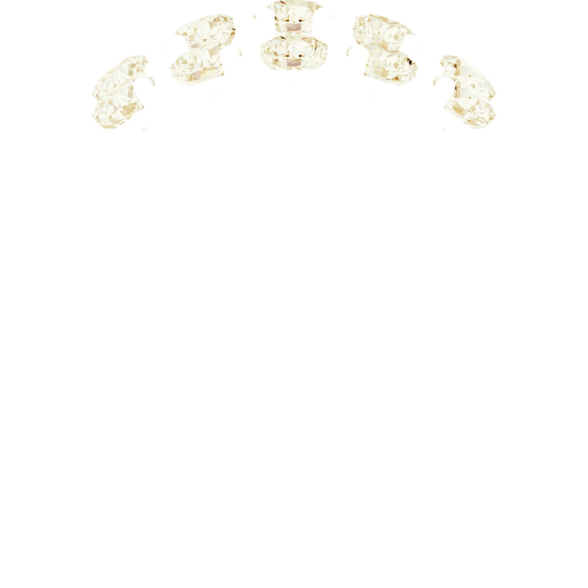 Alternative view of 1 1/5 CTW Natural Diamond Ring Guard – 14K Yellow Gold