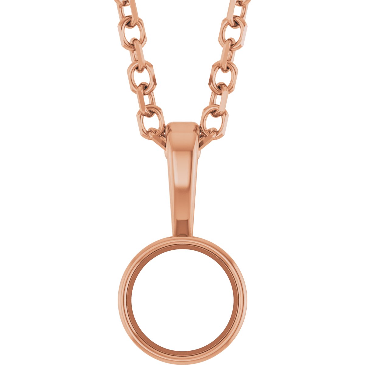 Bezel-Set Solitaire Necklace or Pendant