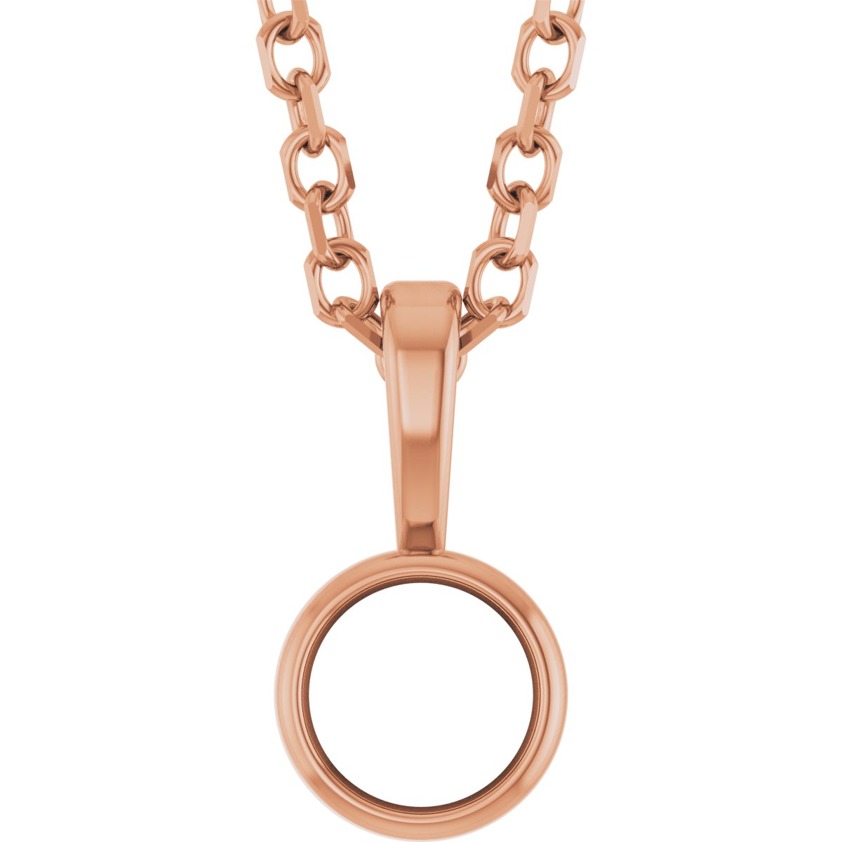 Bezel-Set Solitaire Necklace or Pendant