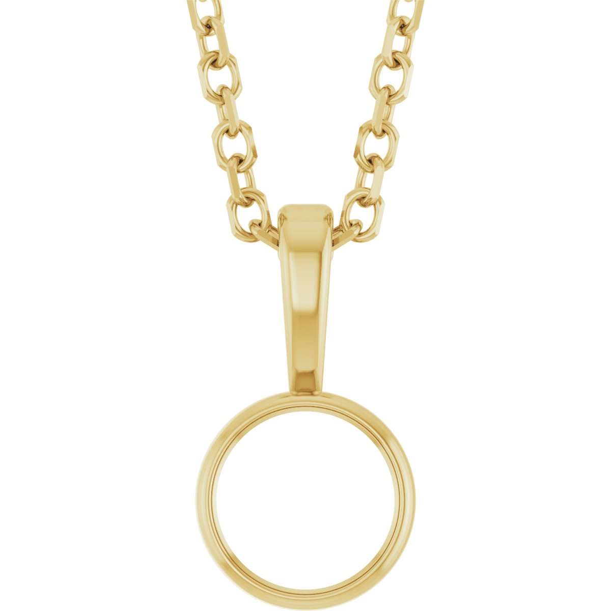 Bezel-Set Solitaire Necklace or Pendant