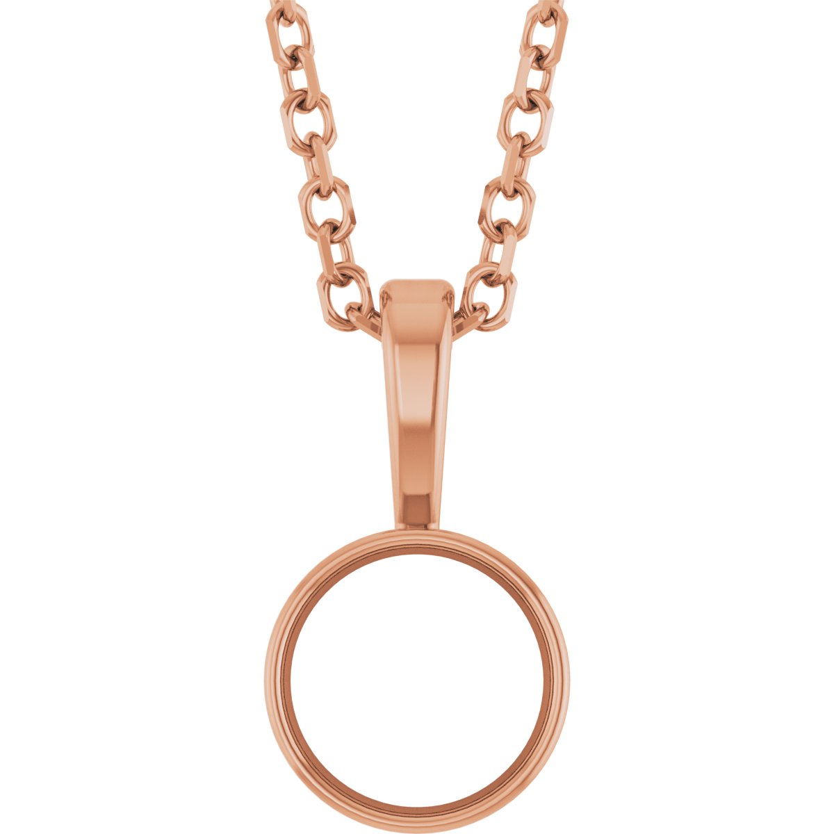 Bezel-Set Solitaire Necklace or Pendant