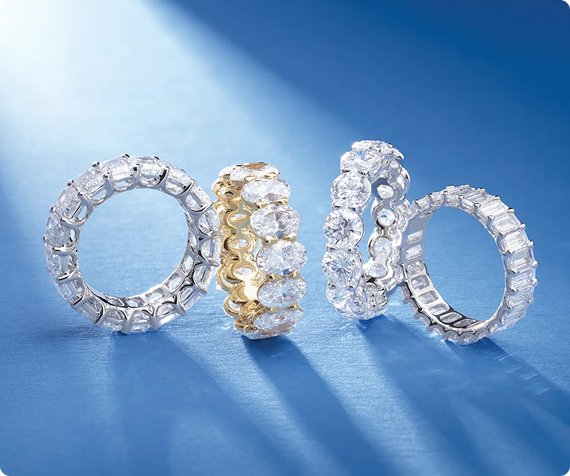 Low-Profile Eternity Bands