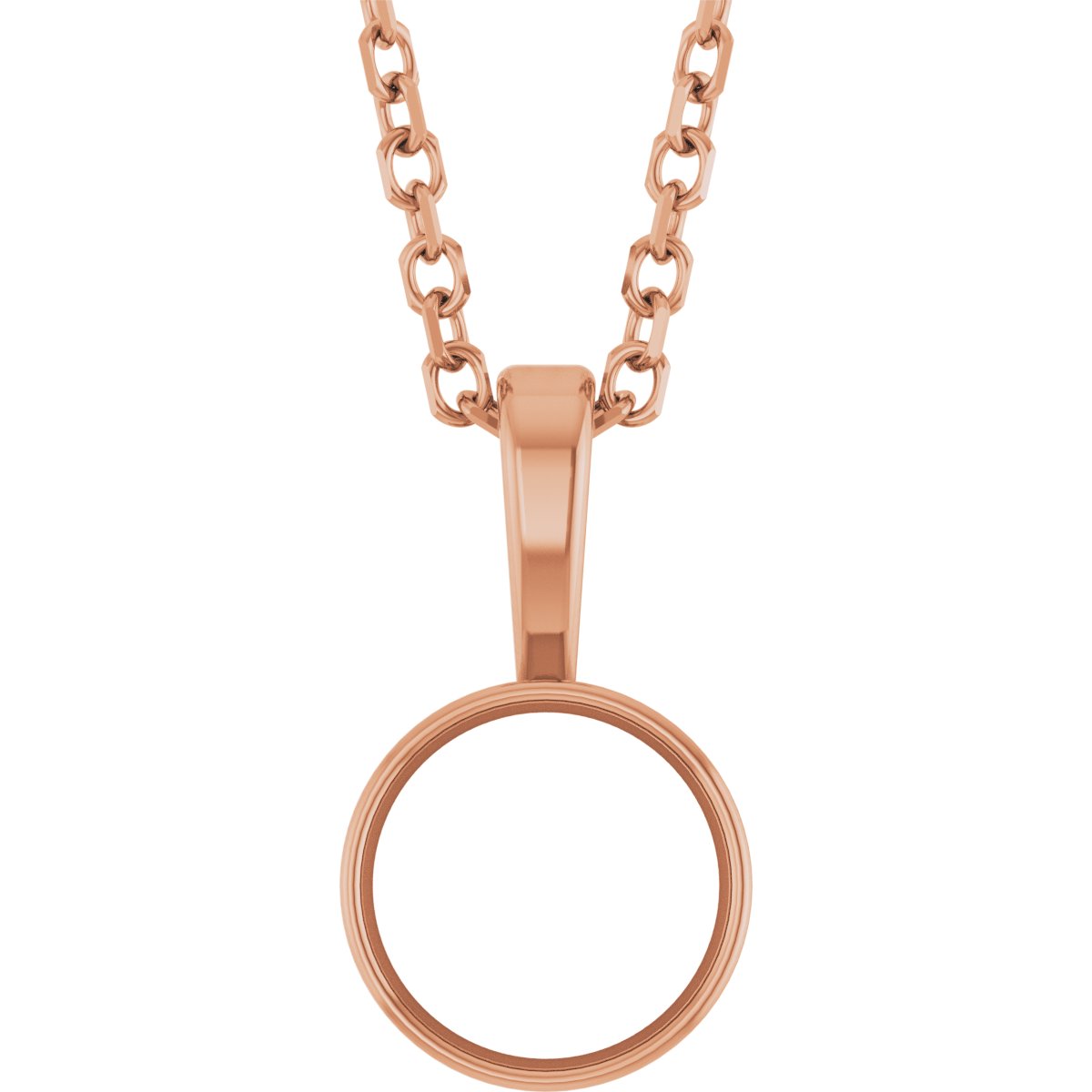 Bezel-Set Solitaire Necklace or Pendant