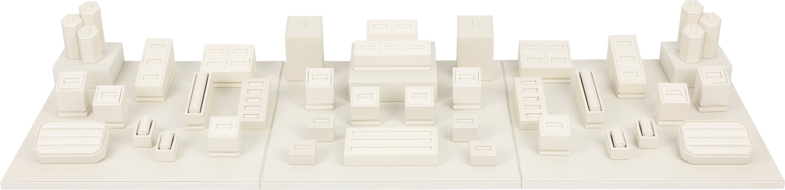 Moon Glow Leatherette 44-Piece Display Set