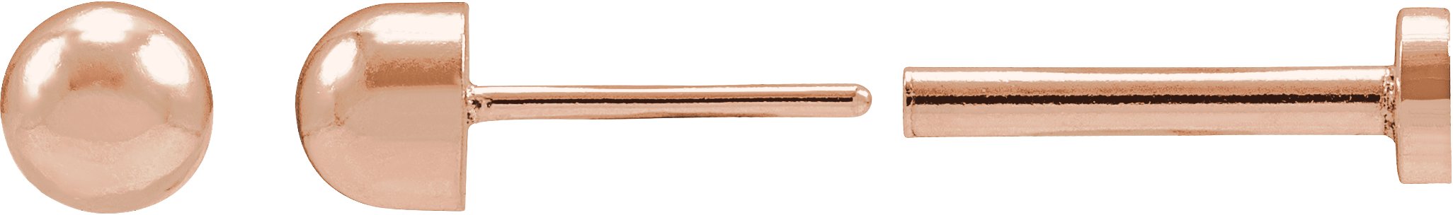 Dome Stud Earrings