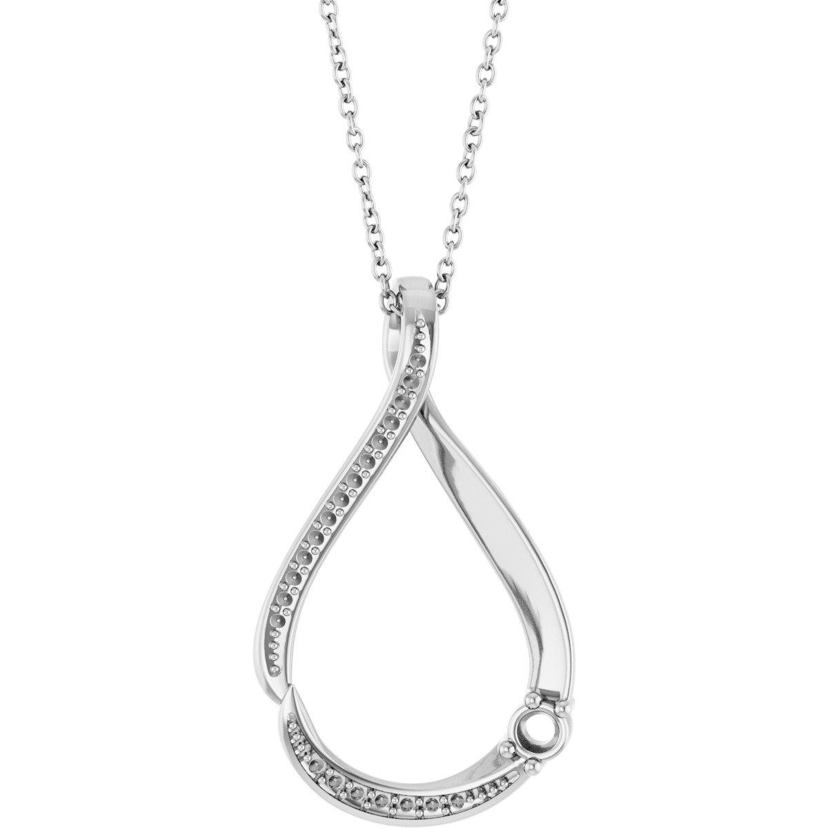 Accented Family Necklace or Pendant