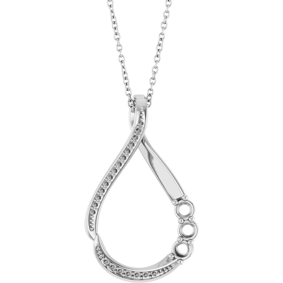 Accented Family Necklace or Pendant