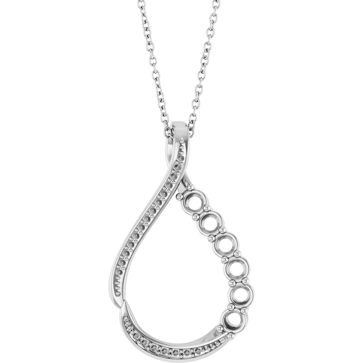 Accented Family Necklace or Pendant