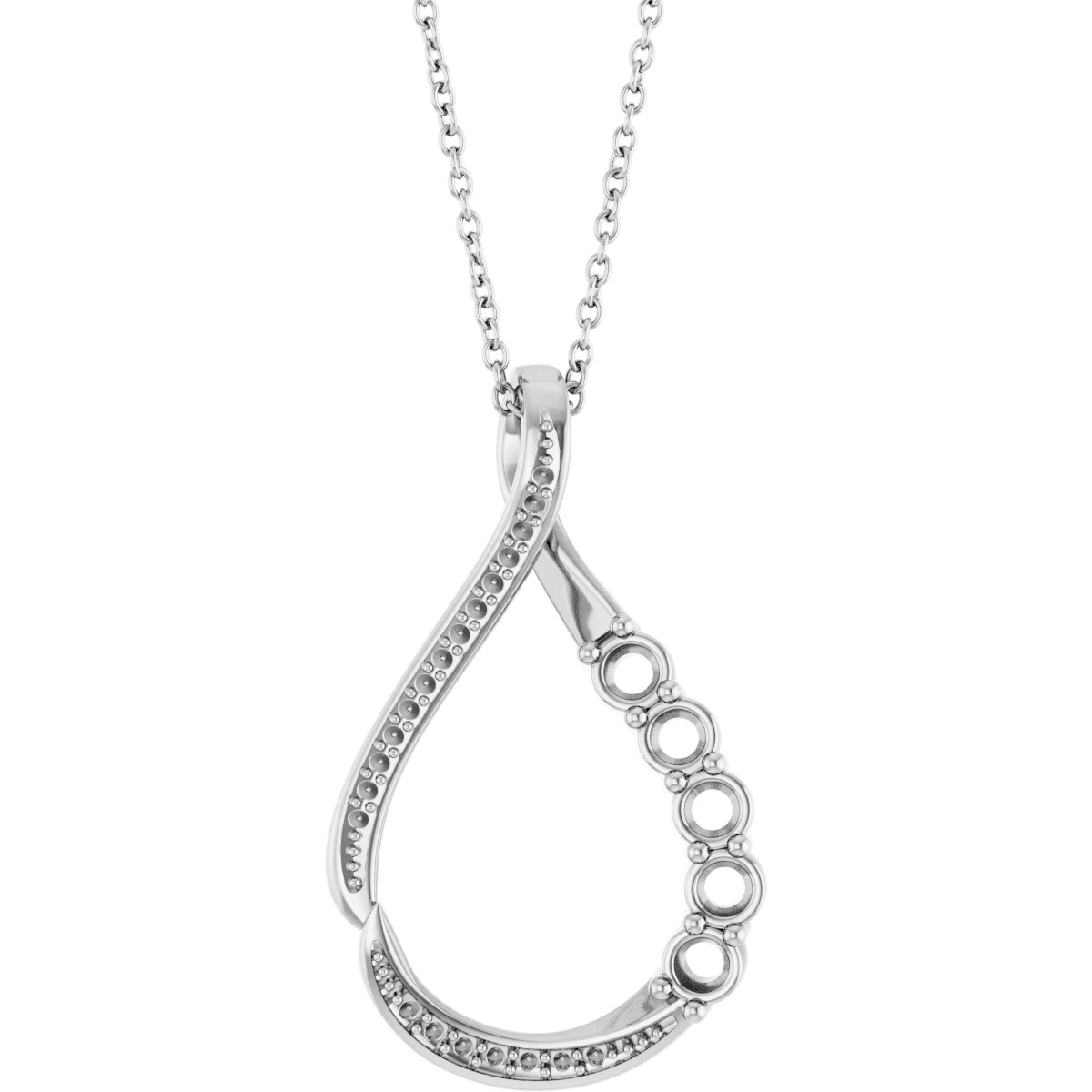 Accented Family Necklace or Pendant