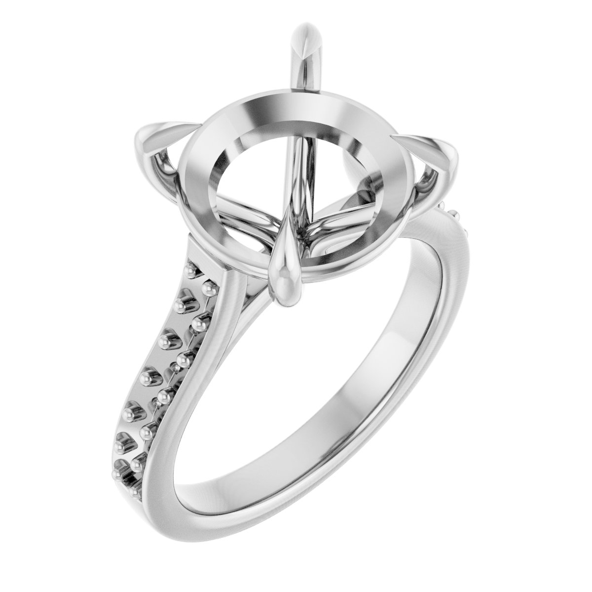 Claw-Prong Engagement Ring