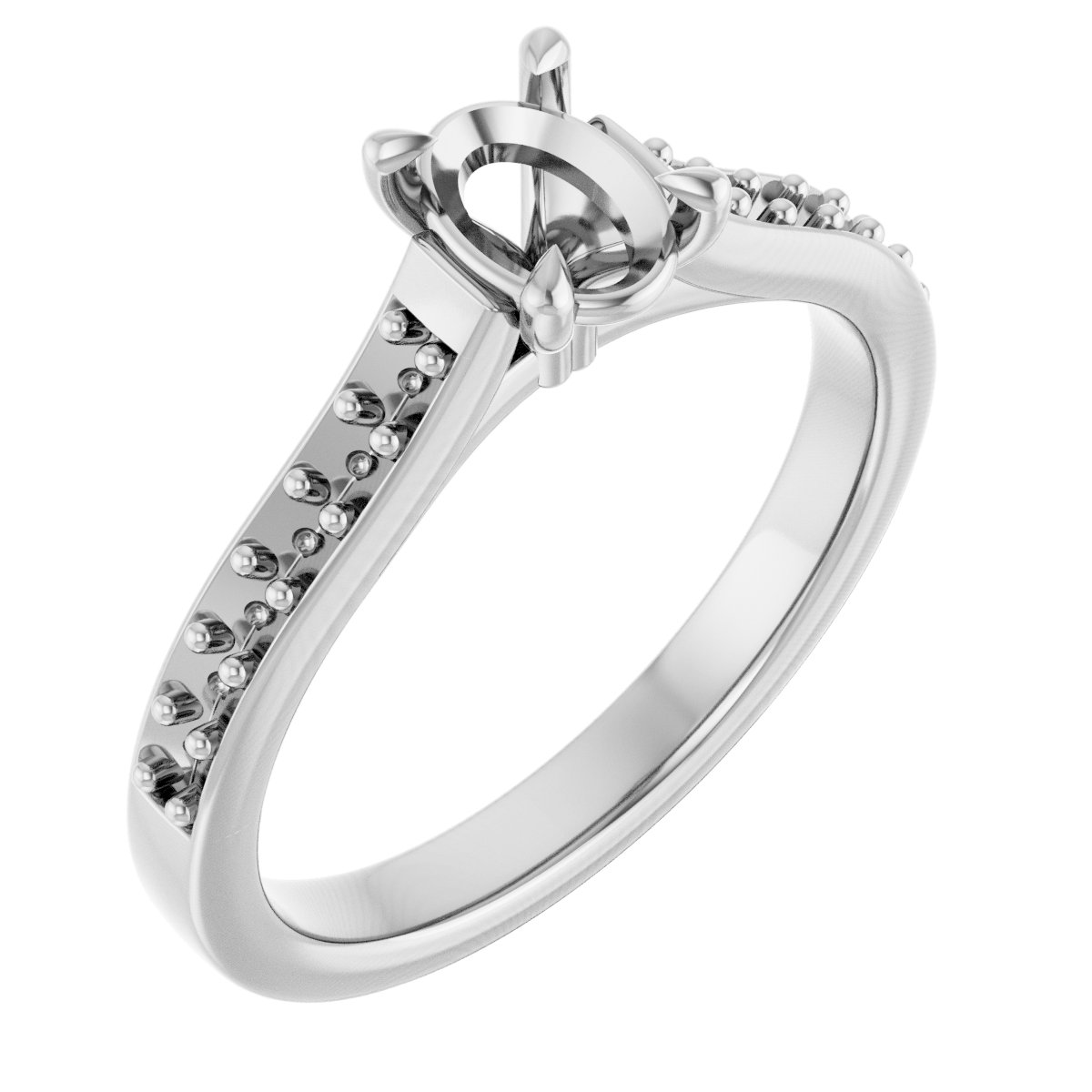 Claw-Prong Engagement Ring