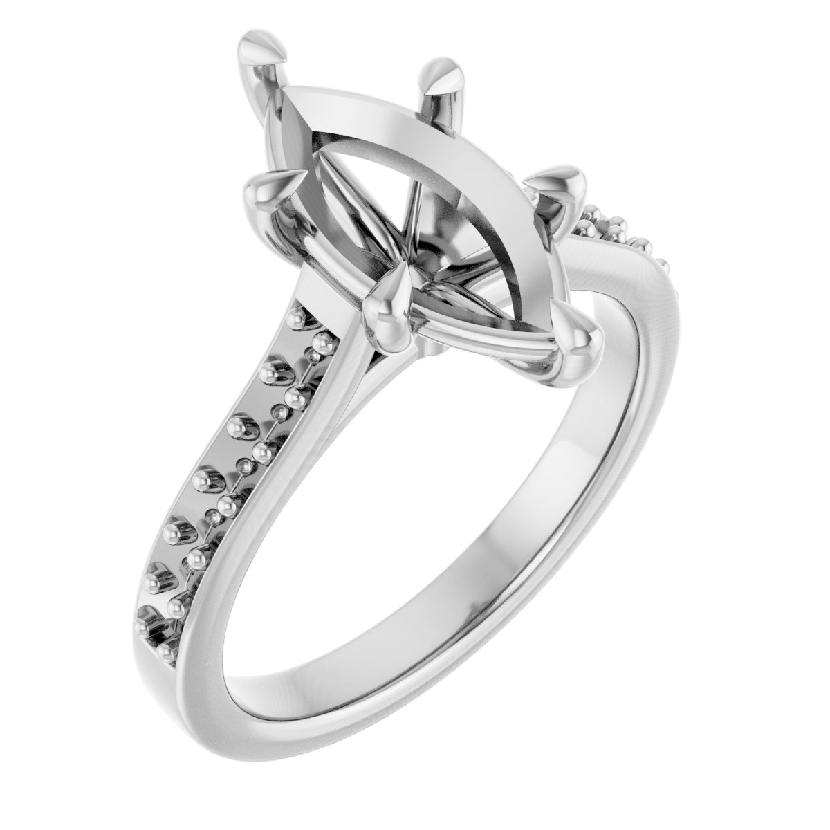 Claw-Prong Engagement Ring