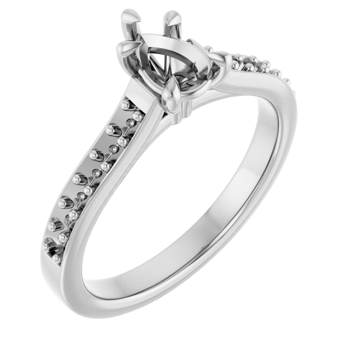 Claw-Prong Engagement Ring
