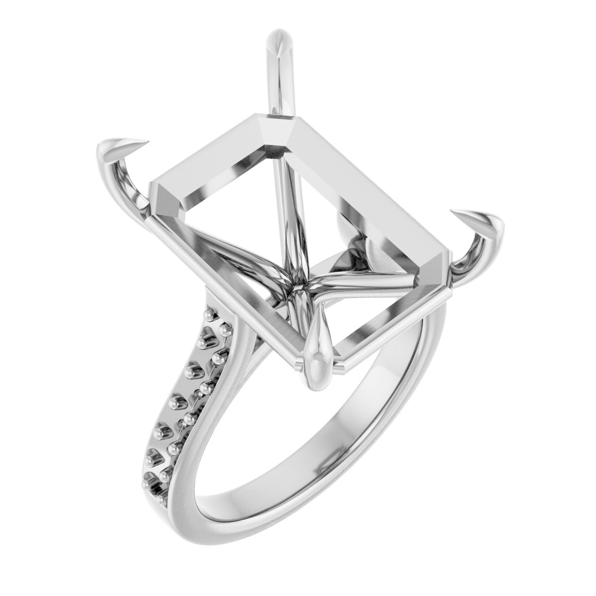 Claw-Prong Engagement Ring