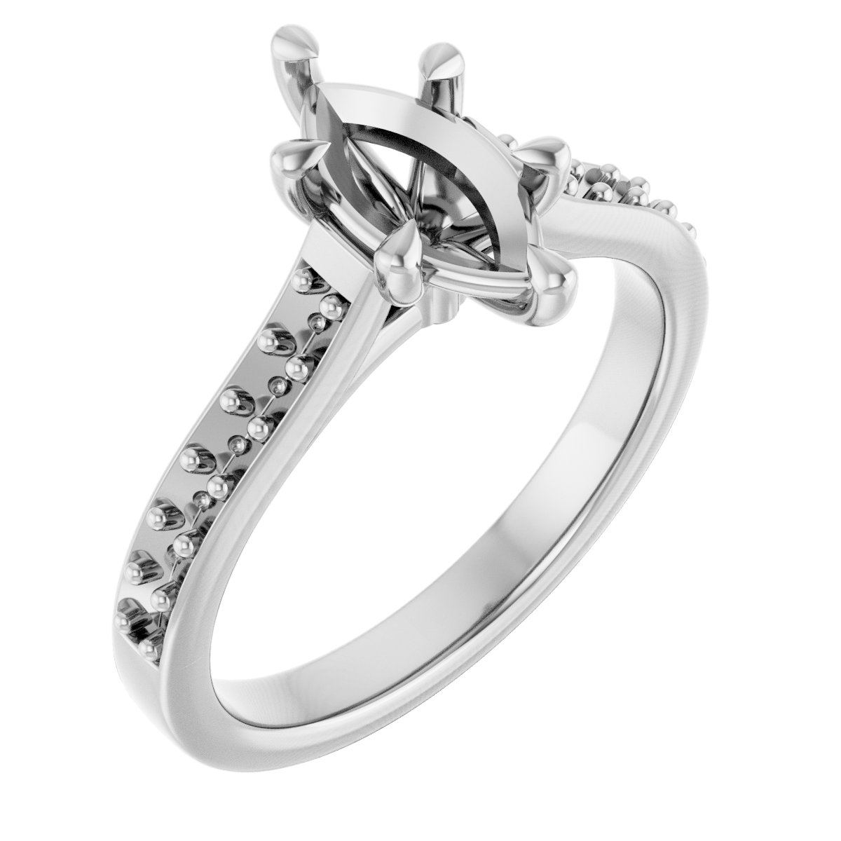 Claw-Prong Engagement Ring