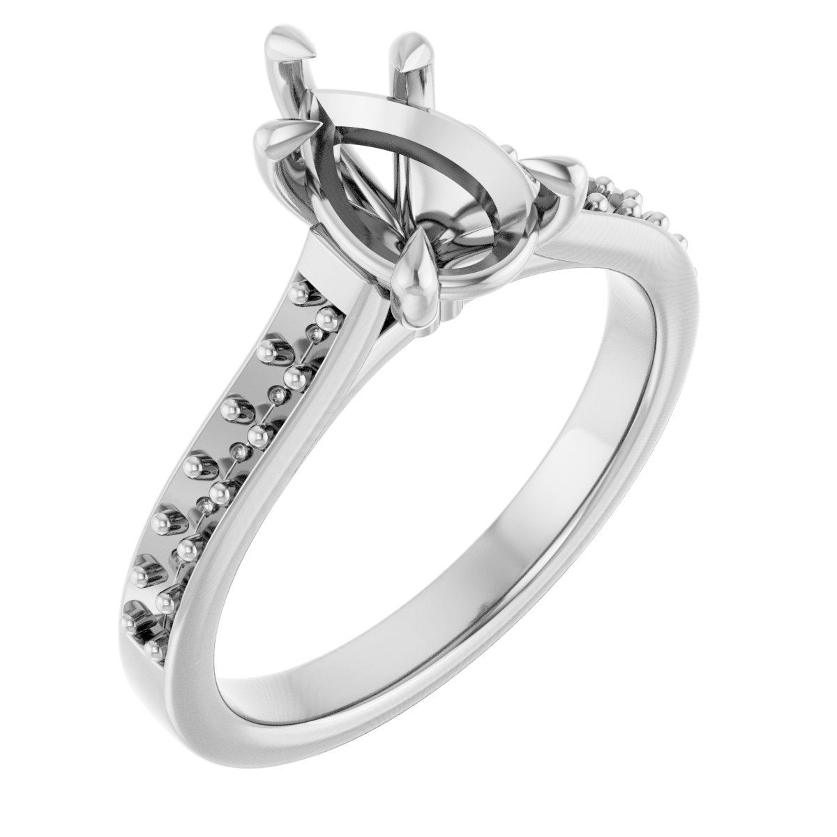 Claw-Prong Engagement Ring