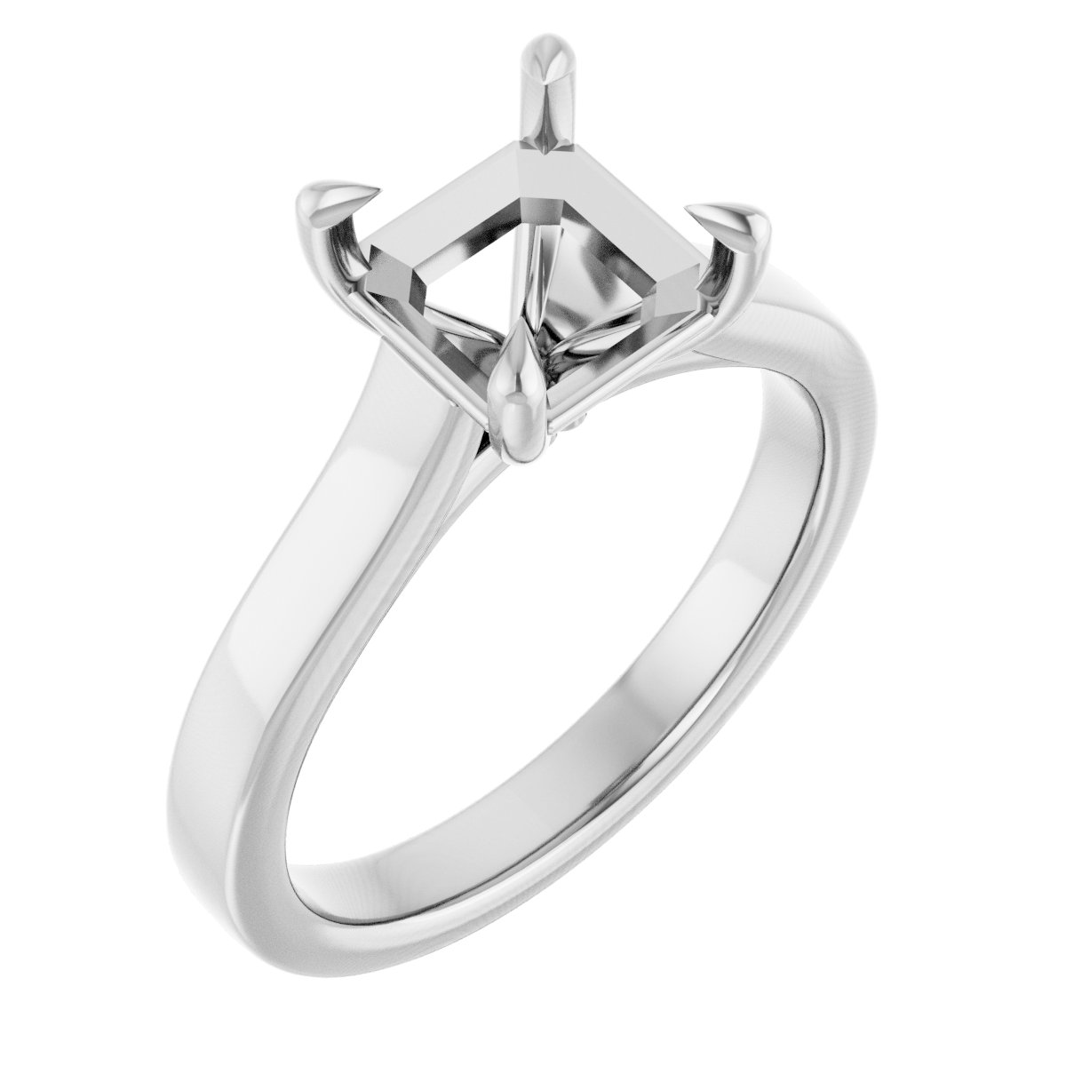 Claw-Prong Engagement Ring