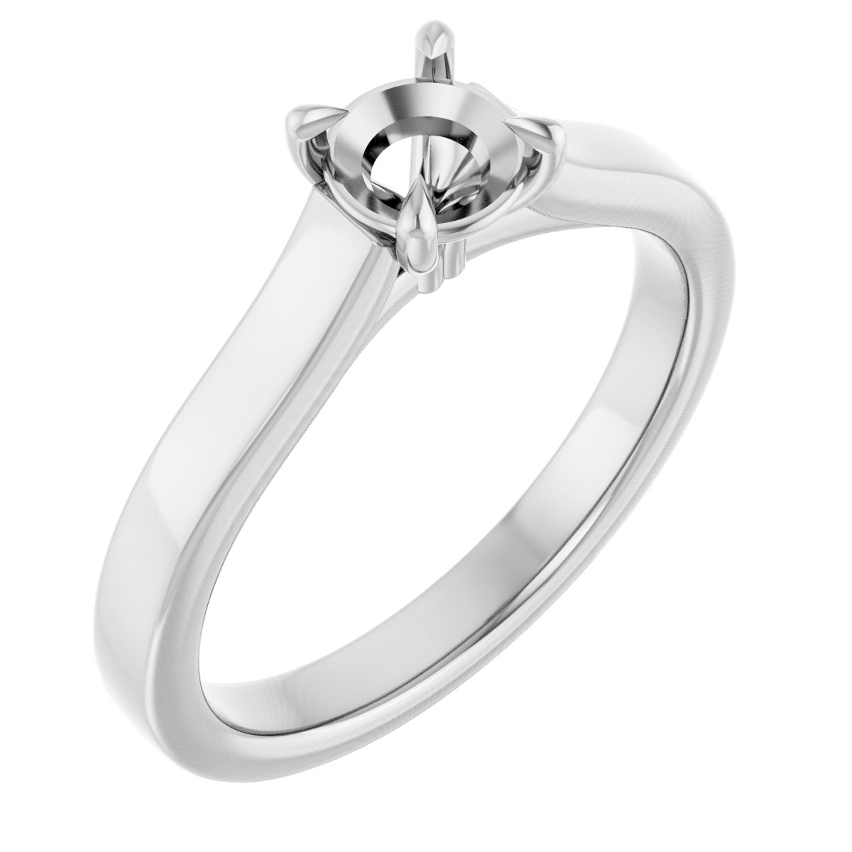 Claw-Prong Engagement Ring