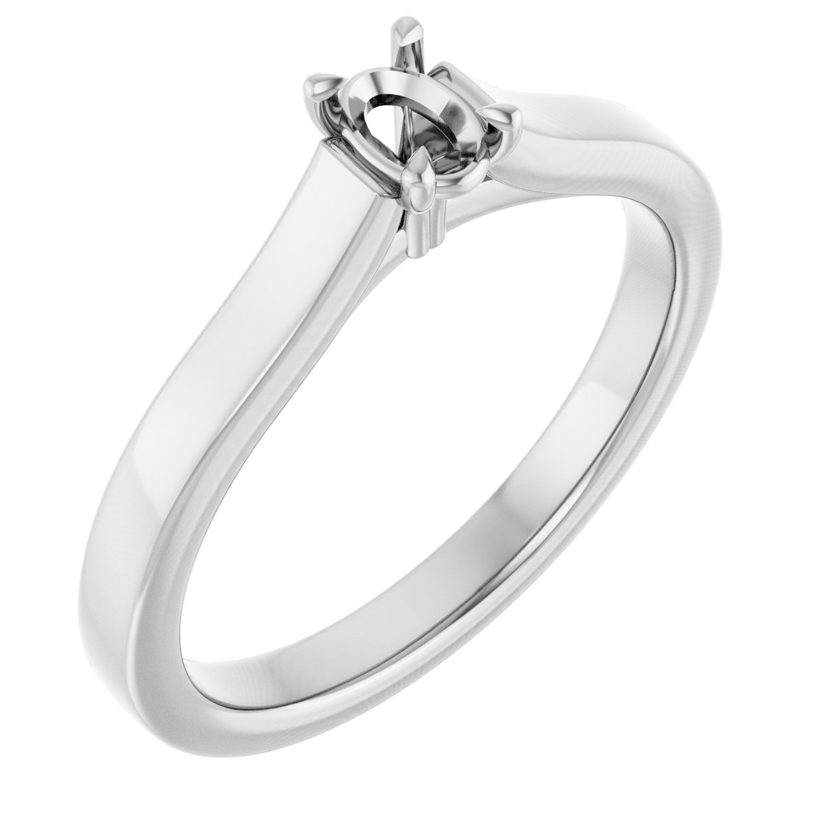 Claw-Prong Engagement Ring