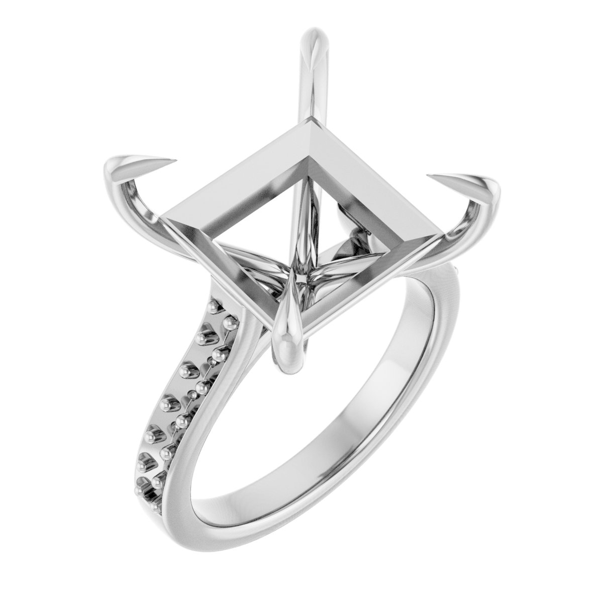 Claw-Prong Engagement Ring