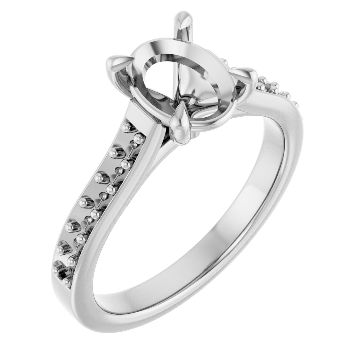 Claw-Prong Engagement Ring