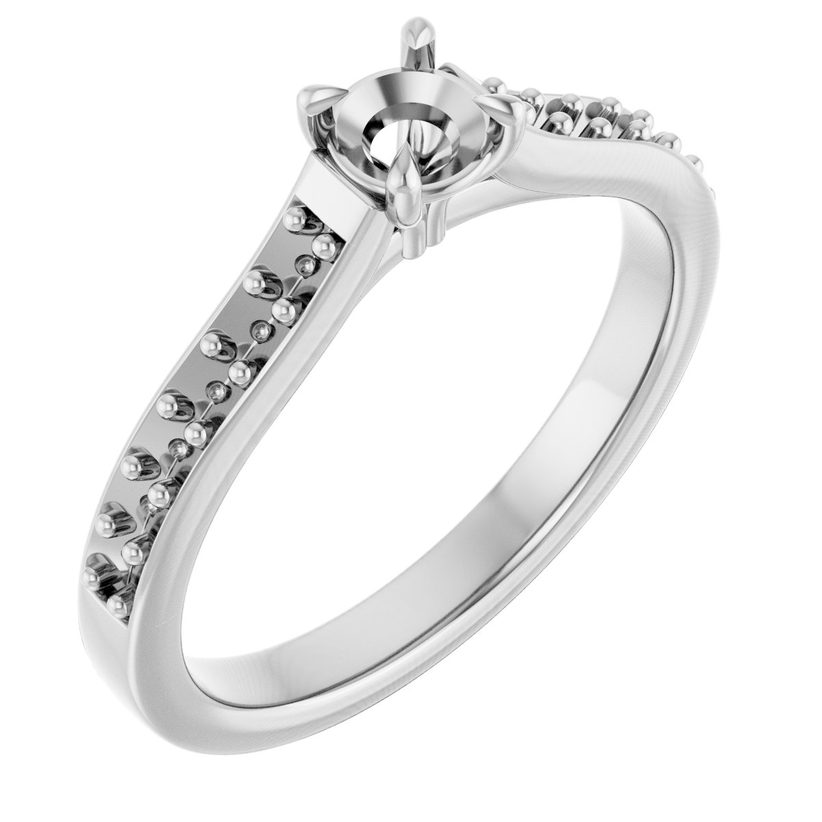 Claw-Prong Engagement Ring
