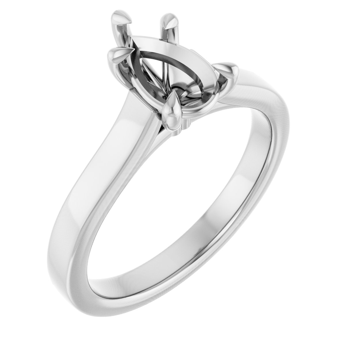 Claw-Prong Engagement Ring