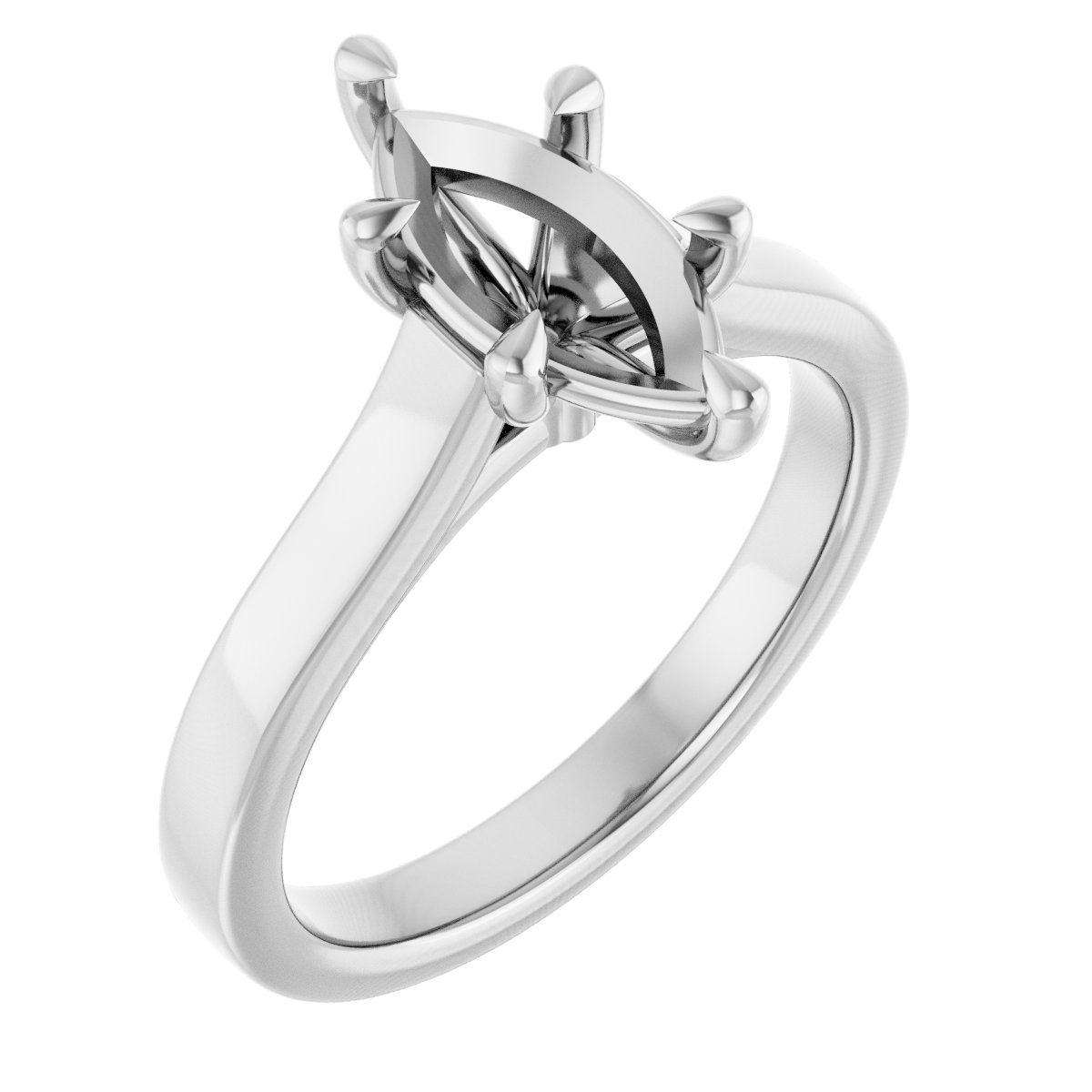 Claw-Prong Engagement Ring