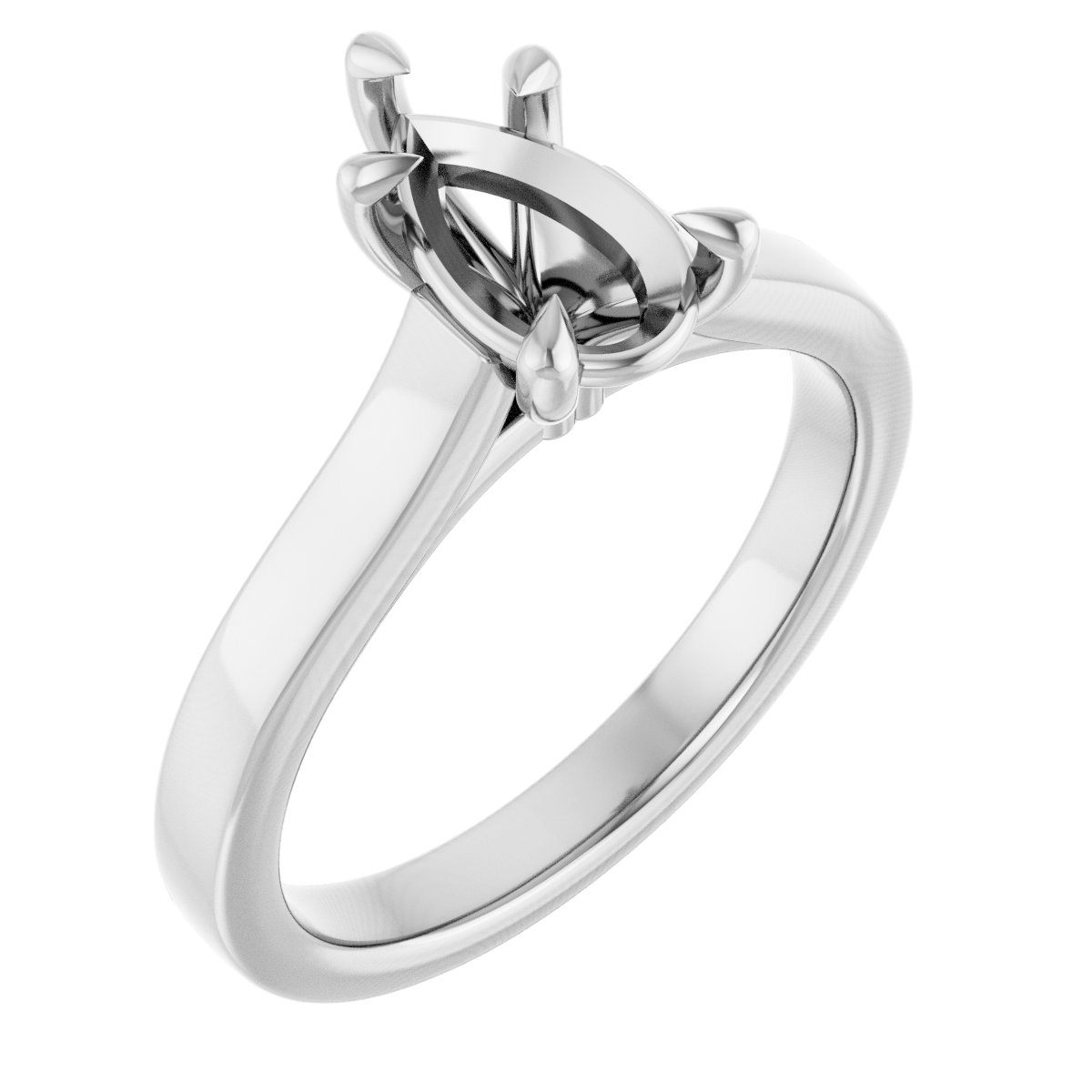 Claw-Prong Engagement Ring