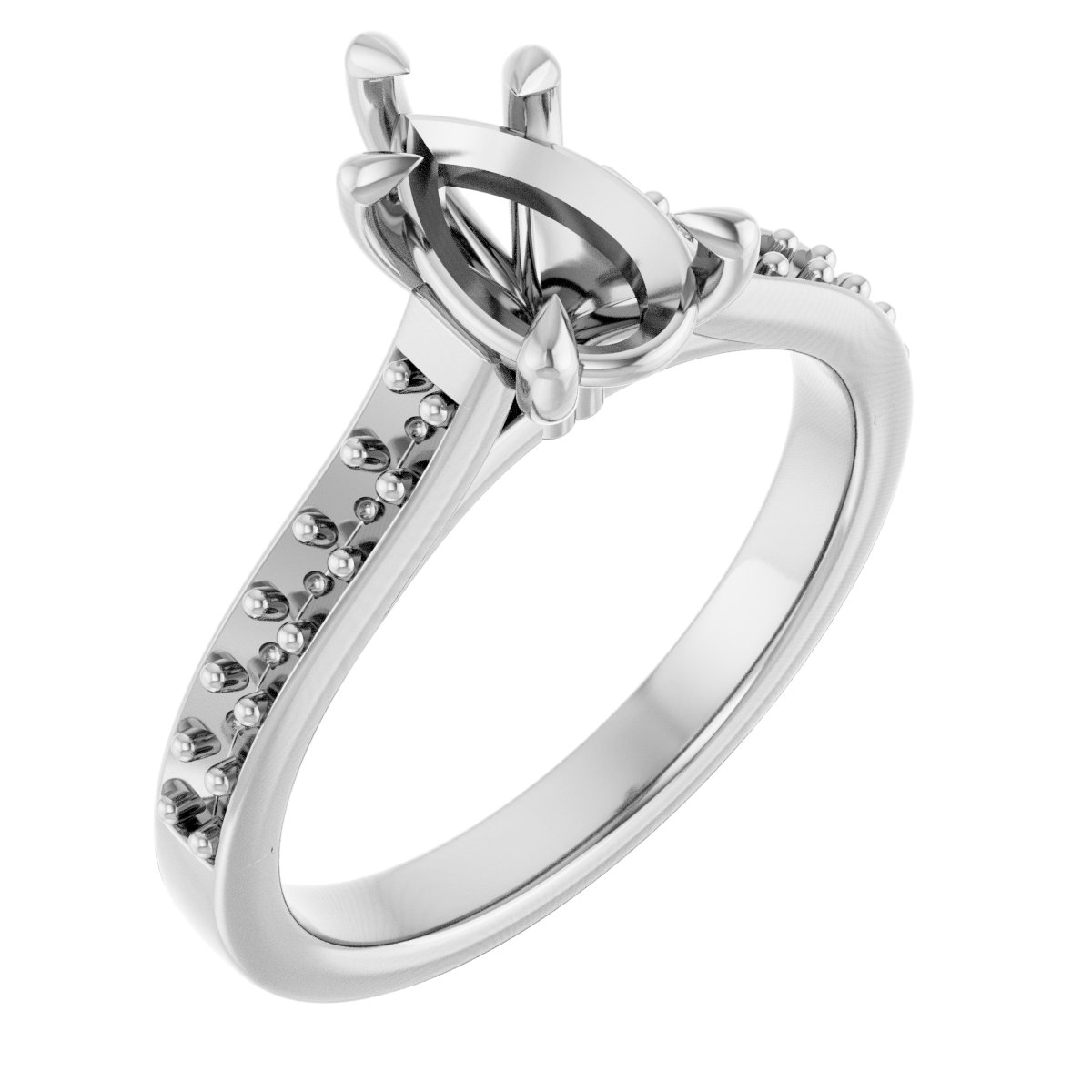 Claw-Prong Engagement Ring