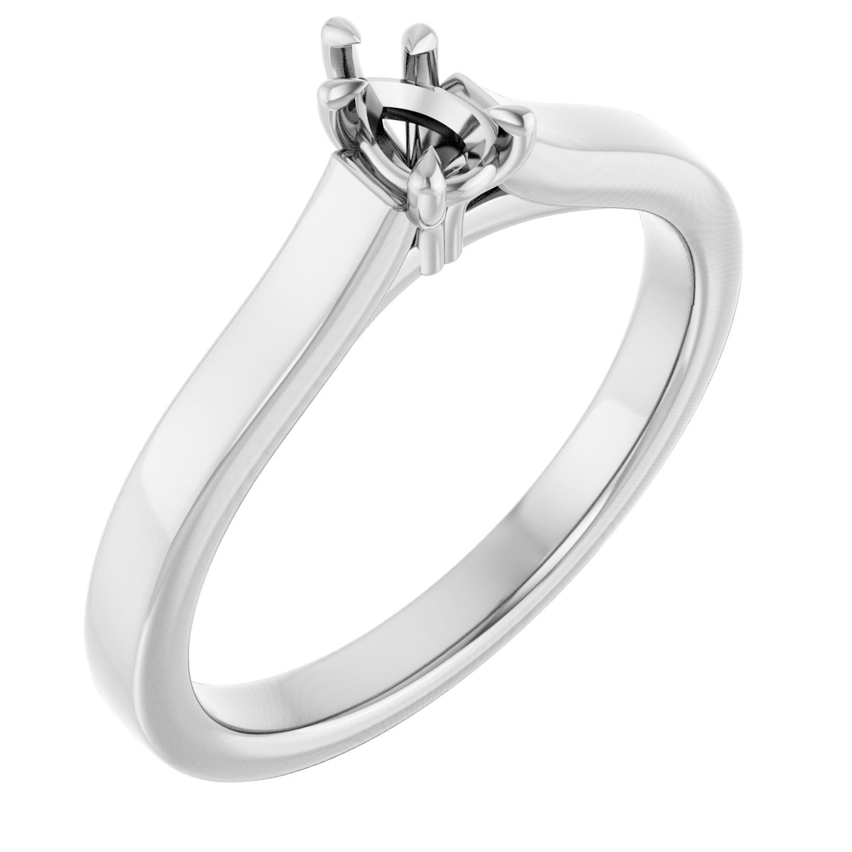 Claw-Prong Engagement Ring