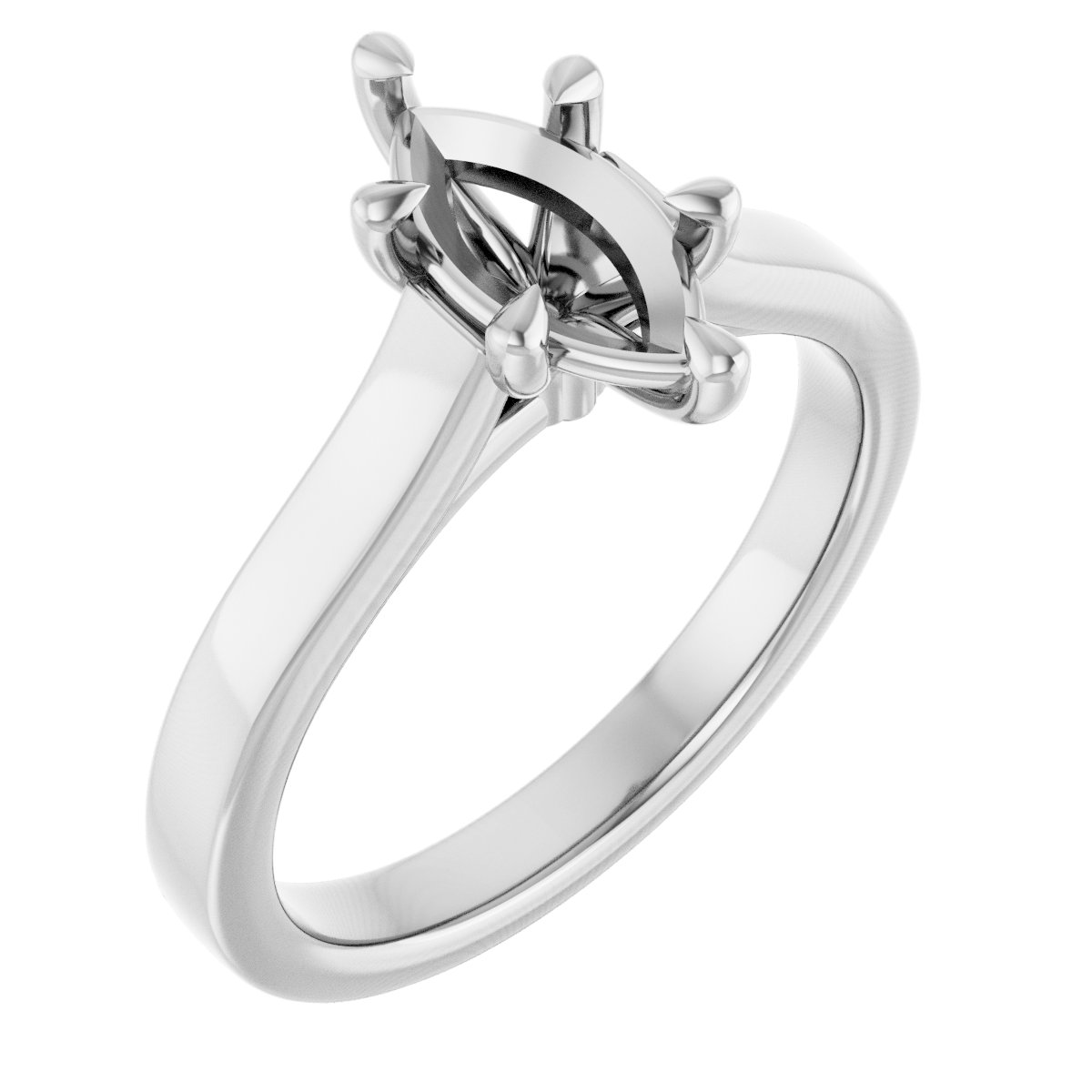 Claw-Prong Engagement Ring