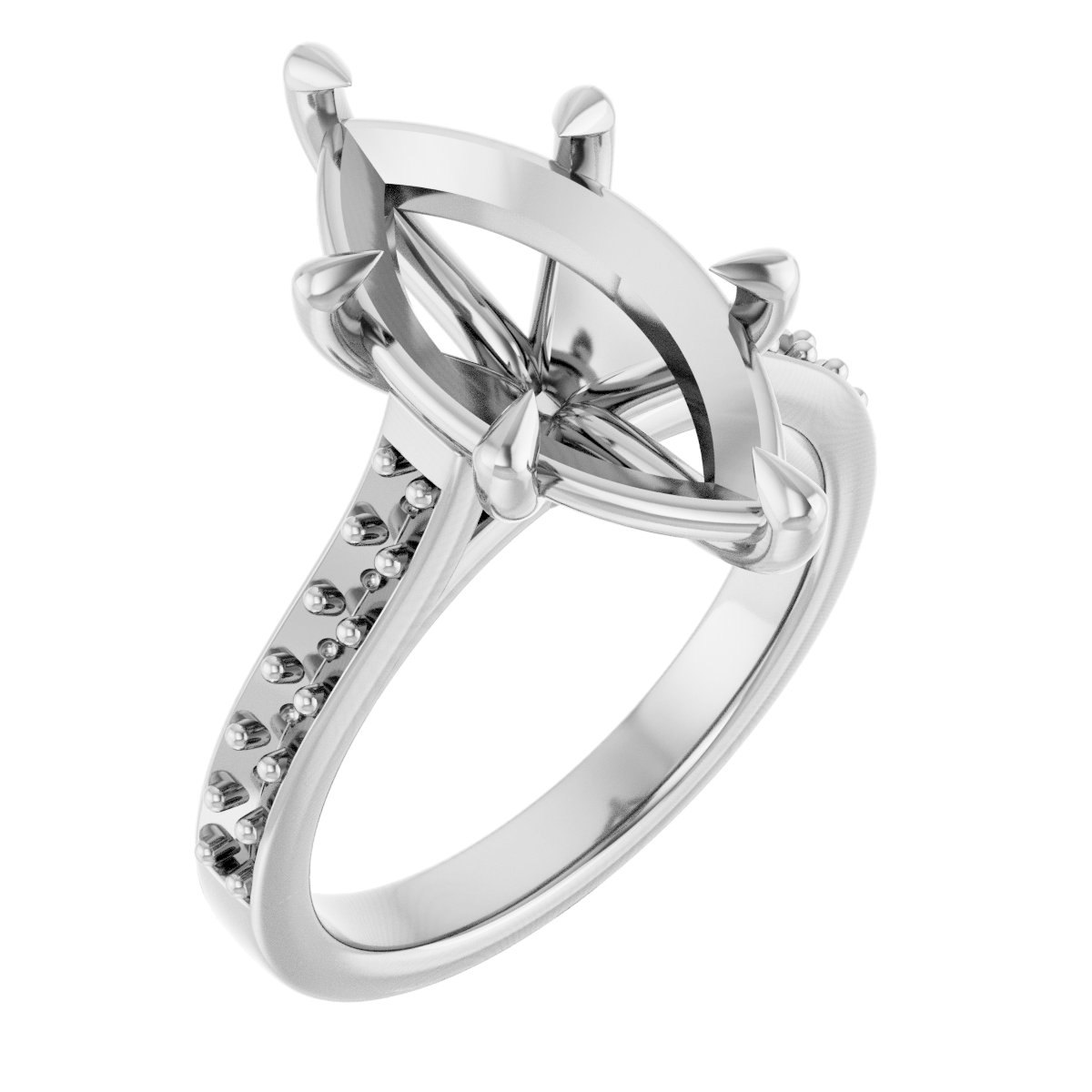 Claw-Prong Engagement Ring