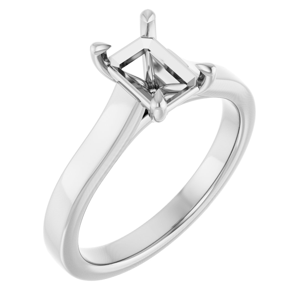 Claw-Prong Engagement Ring