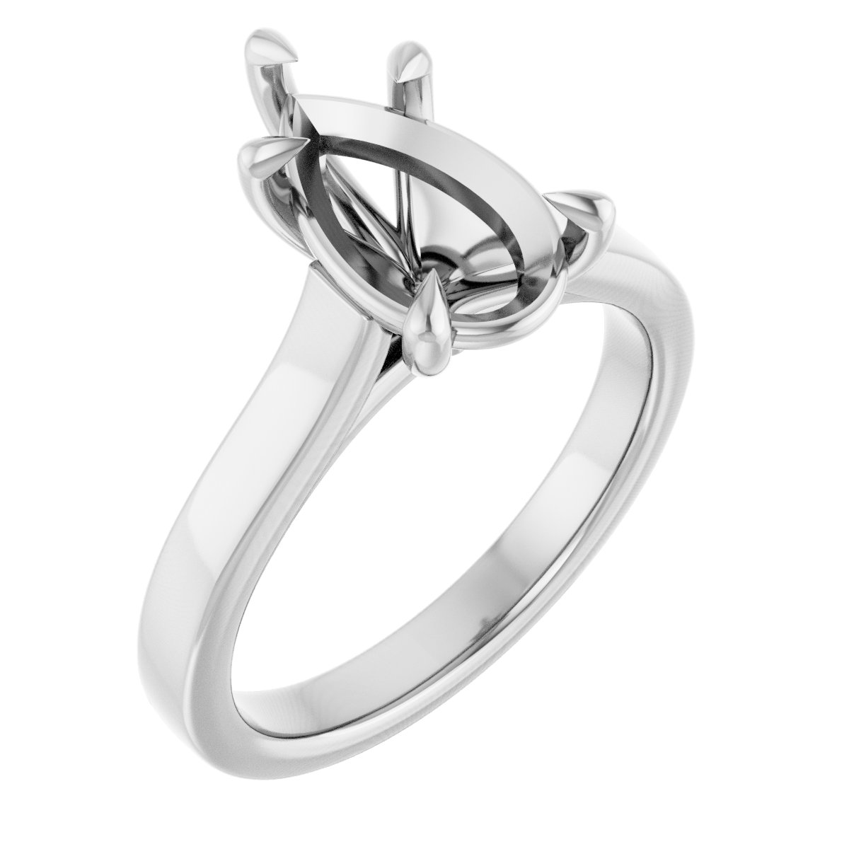Claw-Prong Engagement Ring