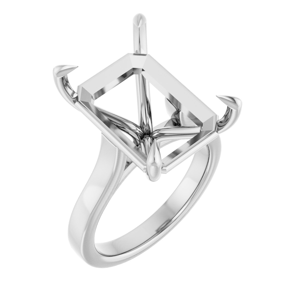 Claw-Prong Engagement Ring