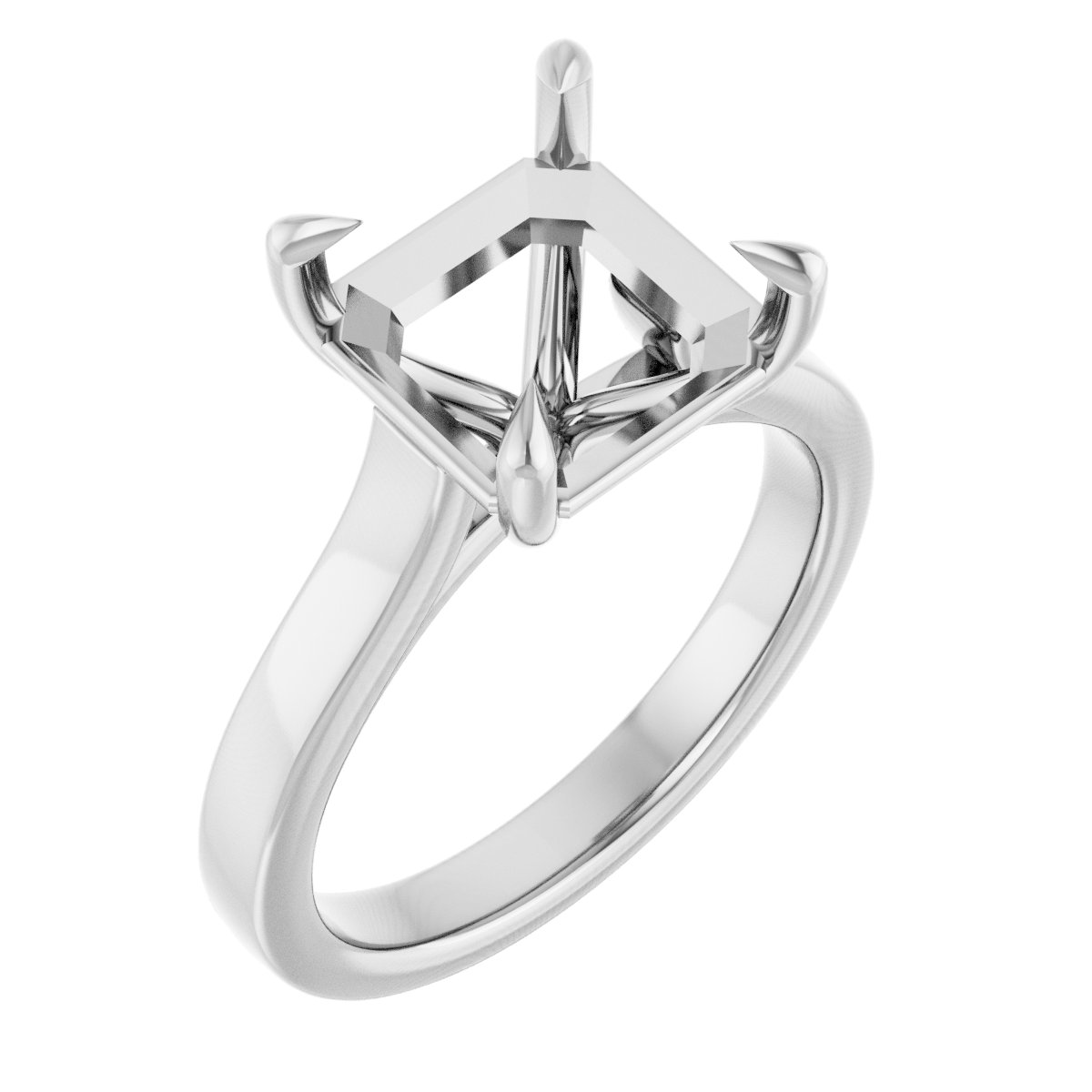 Claw-Prong Engagement Ring